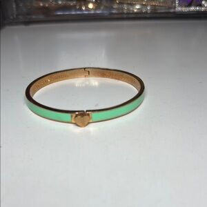 Kate Spade Mint Heart Bangle Bracelet